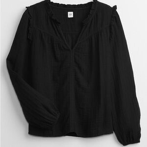 GAP Women's Elegant Black Blouse